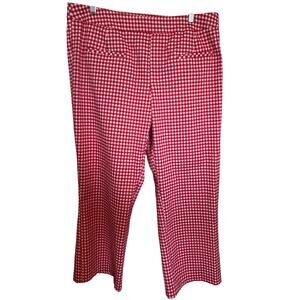 Cato gingham red/white pants size 16W